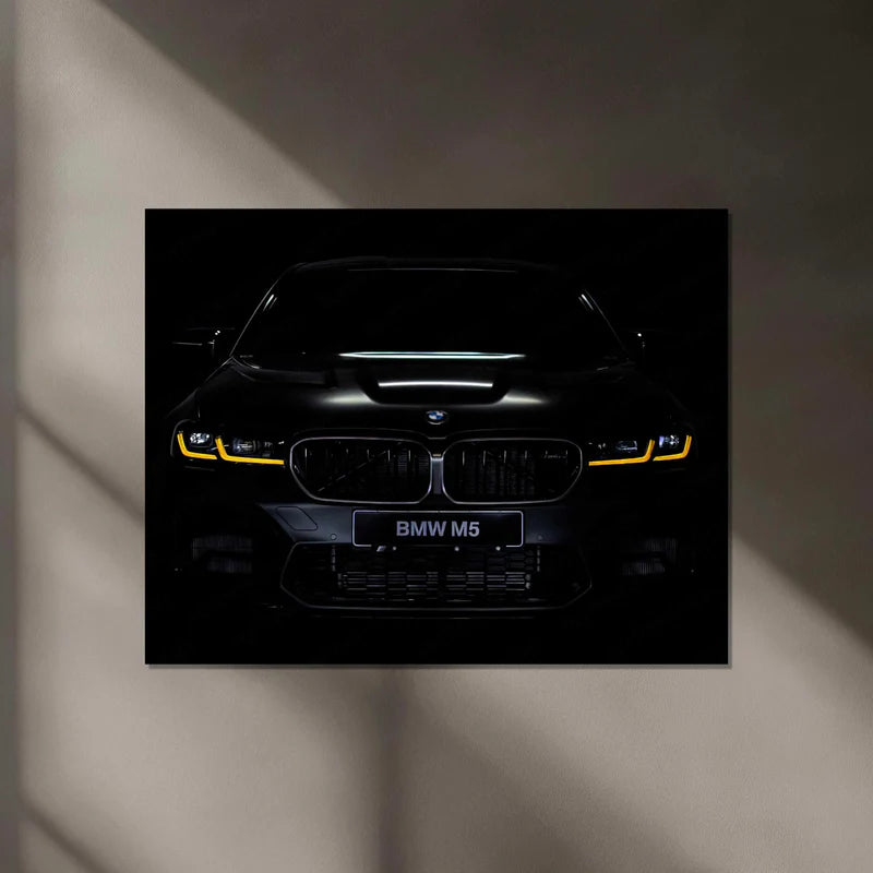 BMW headlight LED frame
