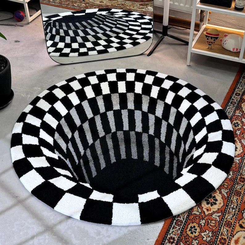 Optical illusion Tufted Rug